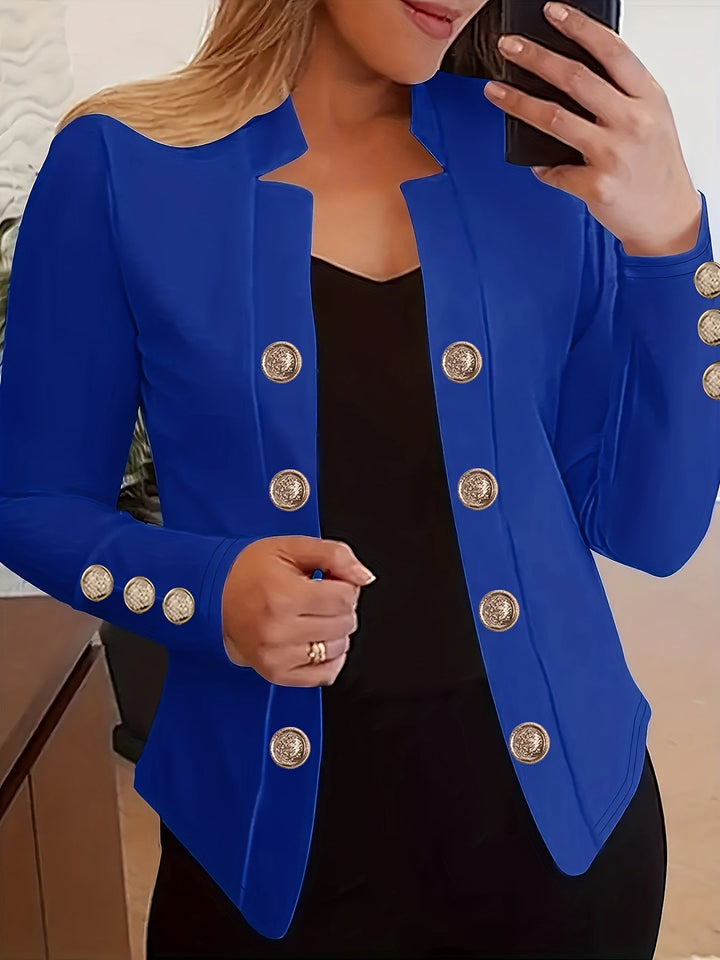 Raakel - Blazer De Manga Comprida Com Punhos E Fecho Duplo À Frente