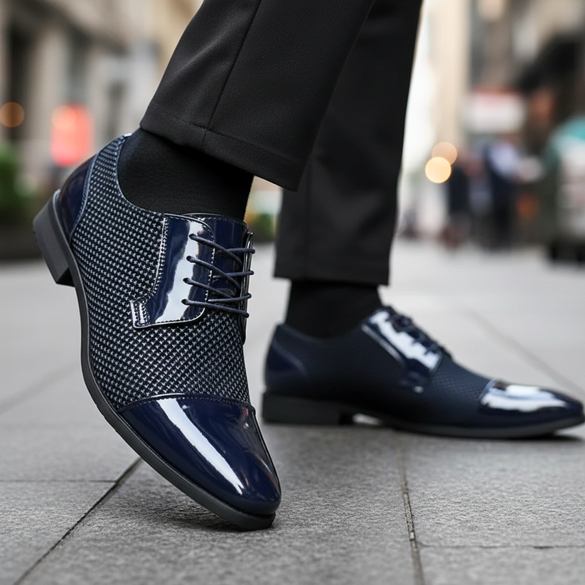 Dernard - Sapatos De Couro Com Atacadores