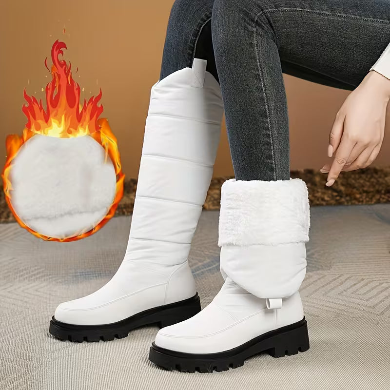 Menna - Botas De Inverno Até Ao Joelho Com Sola Antiderrapante