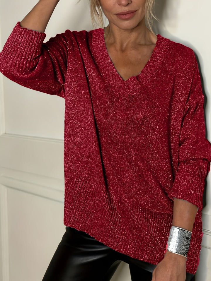Healy - Camisola De Malha Com Decote Em V