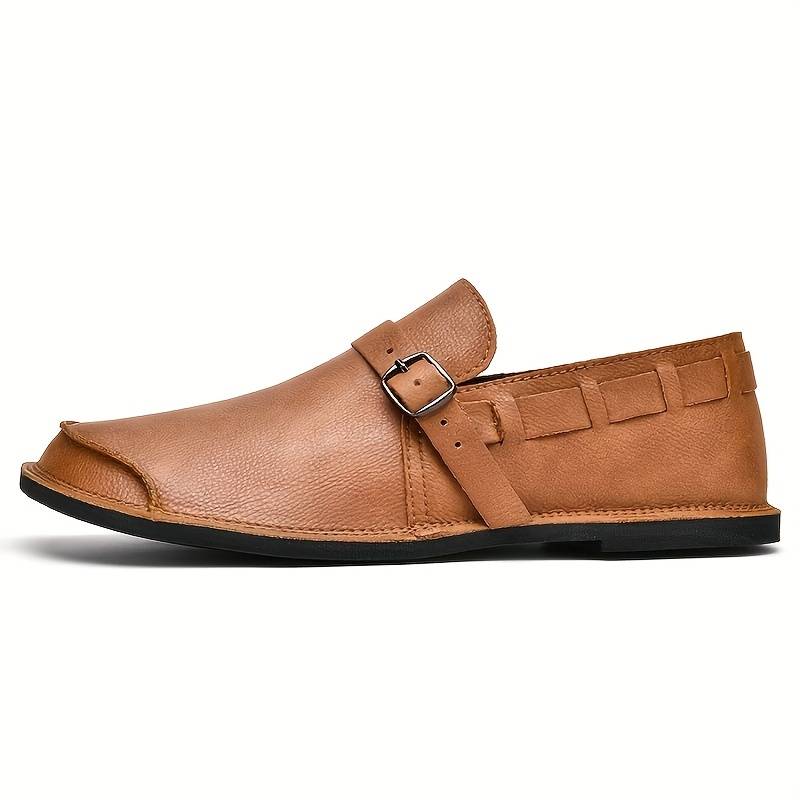 Efraim - Mocassim Confortável De Estilo Retro, Sem Atacadores