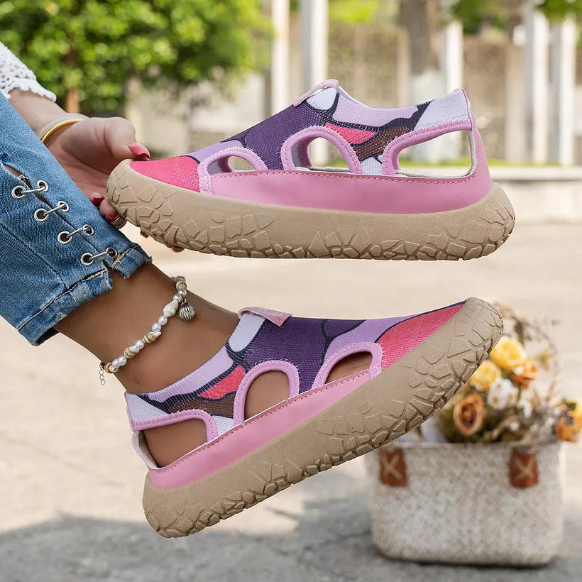 Maylis - Sapatos Elegantes Com Salto Em Cunha