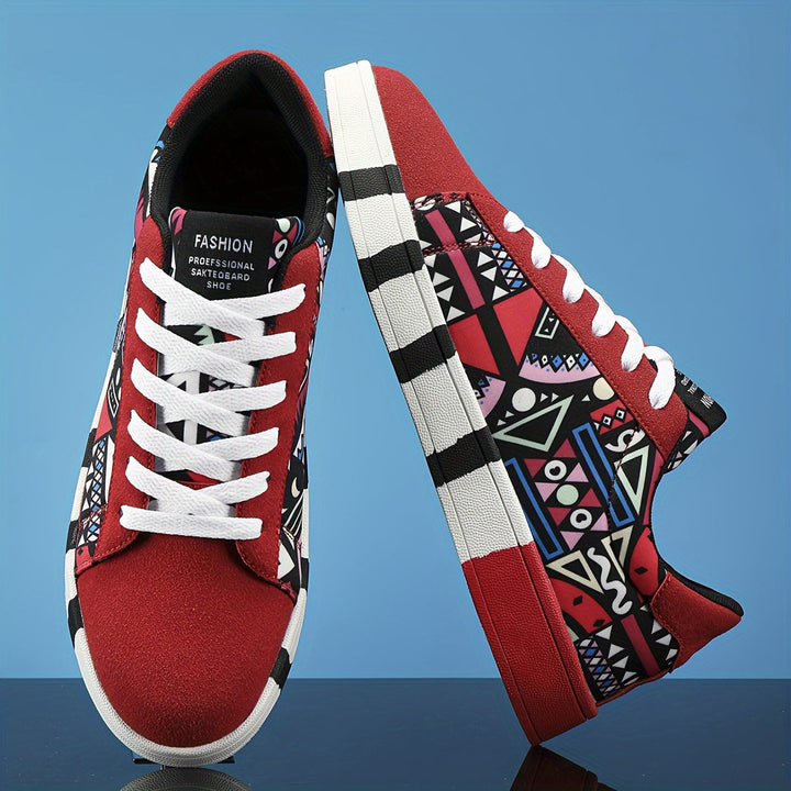 Nalson - Com Atacadores e Estampado Geométrico