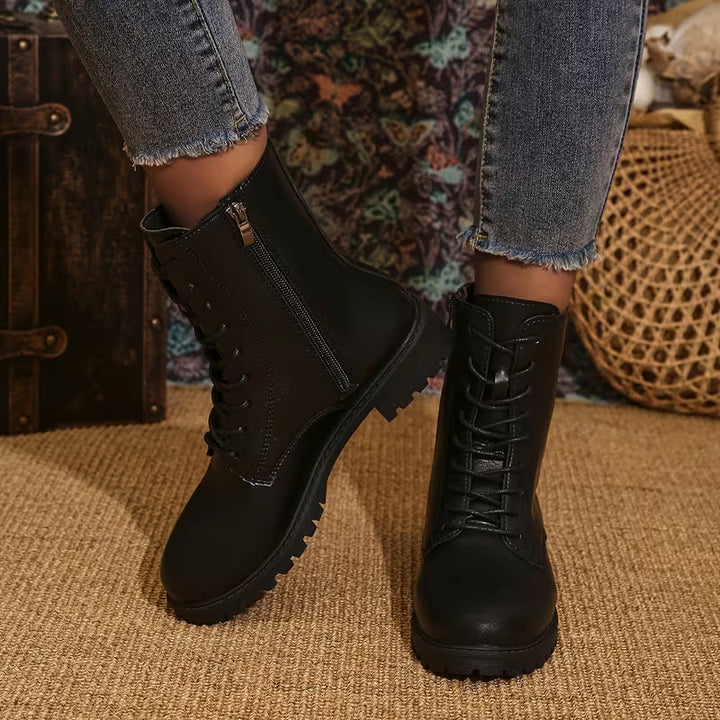 Rawert - Botas de Cano Curto Com Atacadores Confortáveis