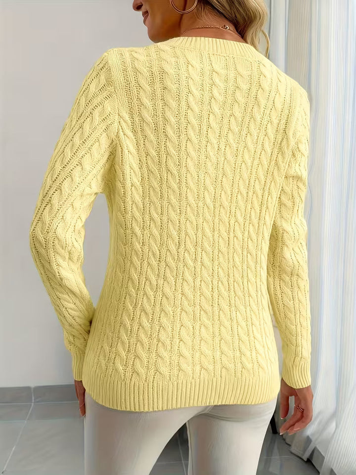Lenea - Camisola De Manga Comprida Com Padrão De Tranças