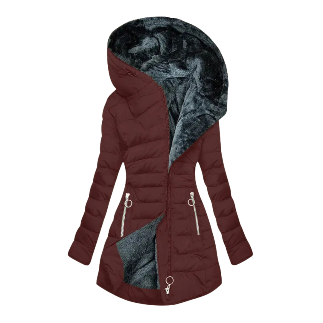 Ilariy - Casaco Acolchoado De Inverno Com Capuz