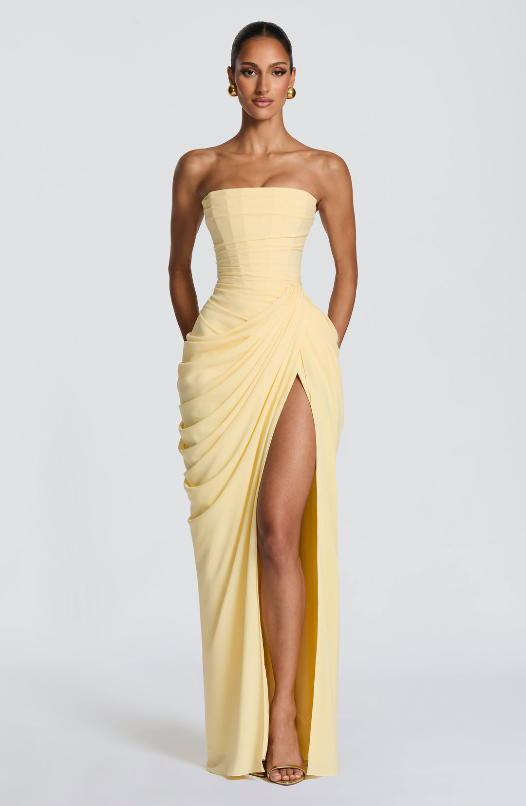 Narja - Vestido Maxi Sem Alças