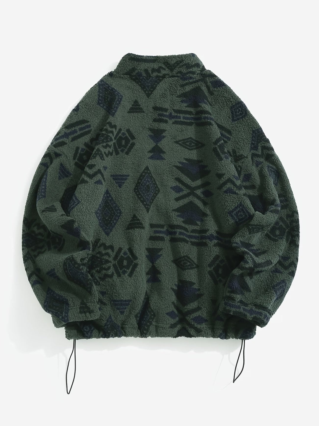 Esra - Long Sleeve Geometric Print Jacket