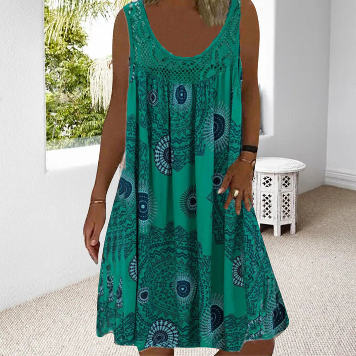Paduch - Vestido casual de Verão sem Mangas com Estampado