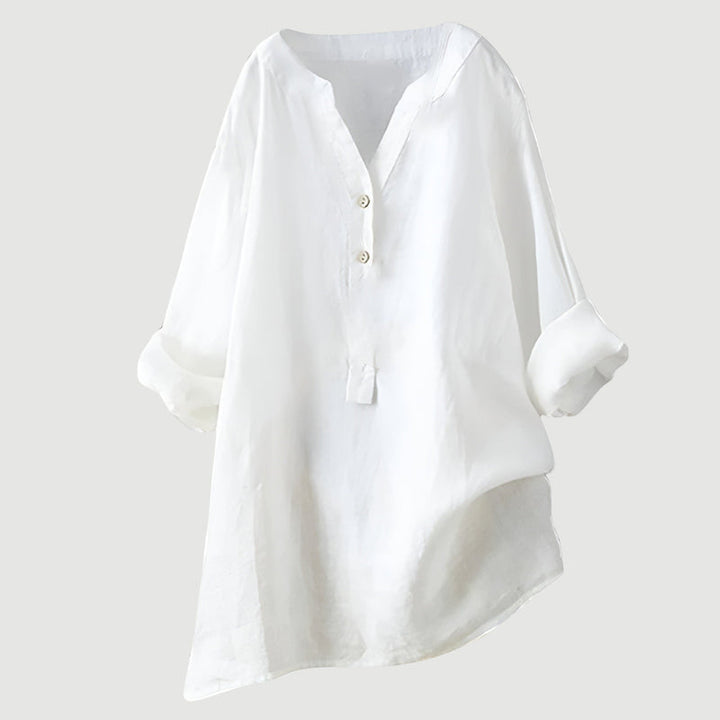 Johanne - Blusa Elegante Com Botões