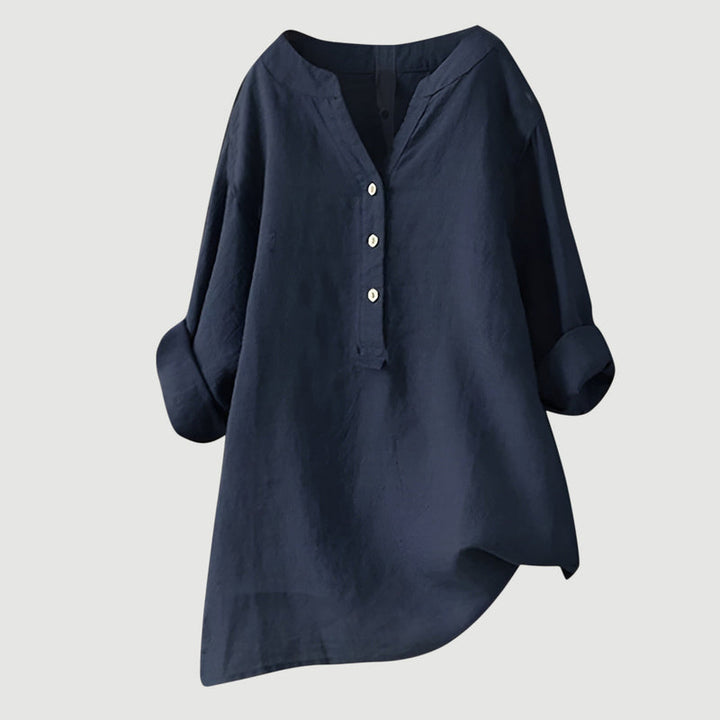 Johanne - Blusa Elegante Com Botões