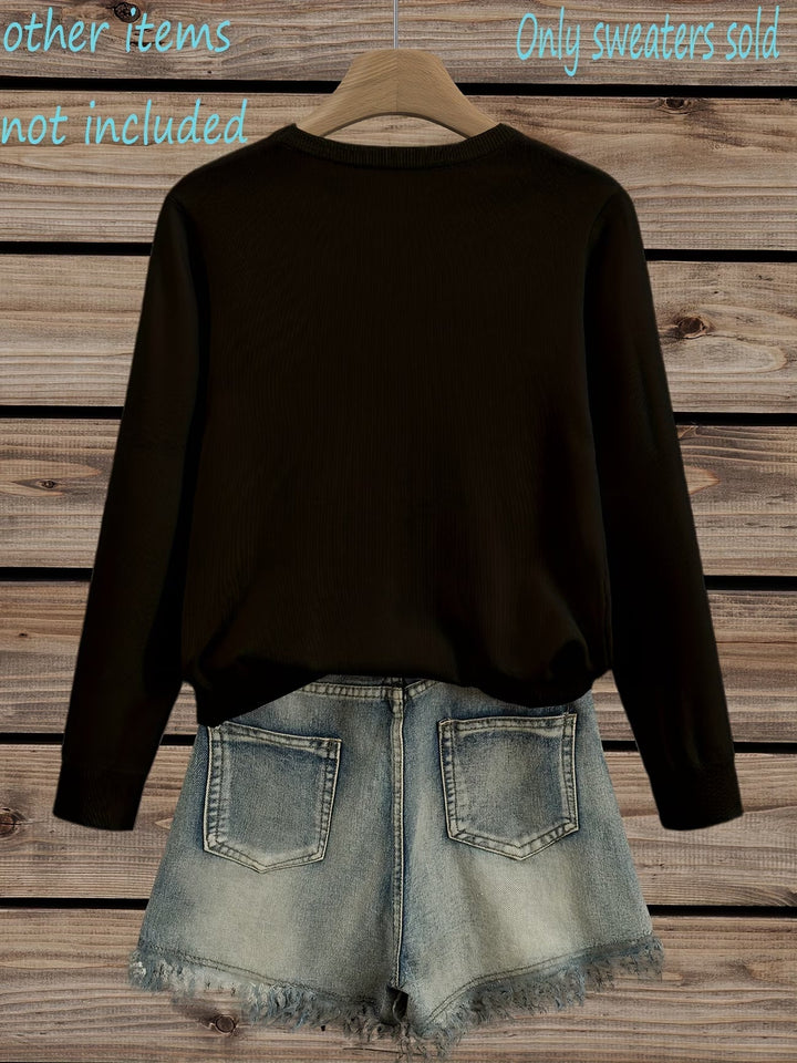 Meyla - Camisola Elegante De Manga Comprida