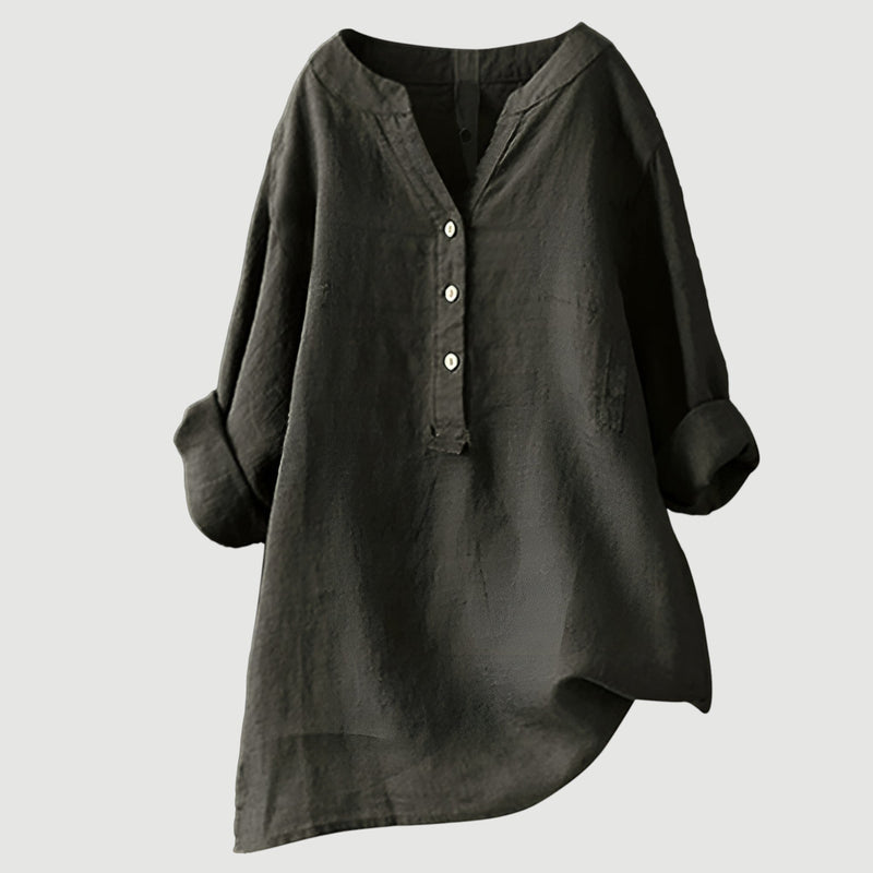 Johanne - Blusa Elegante Com Botões