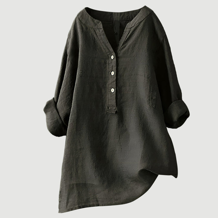 Johanne - Blusa Elegante Com Botões
