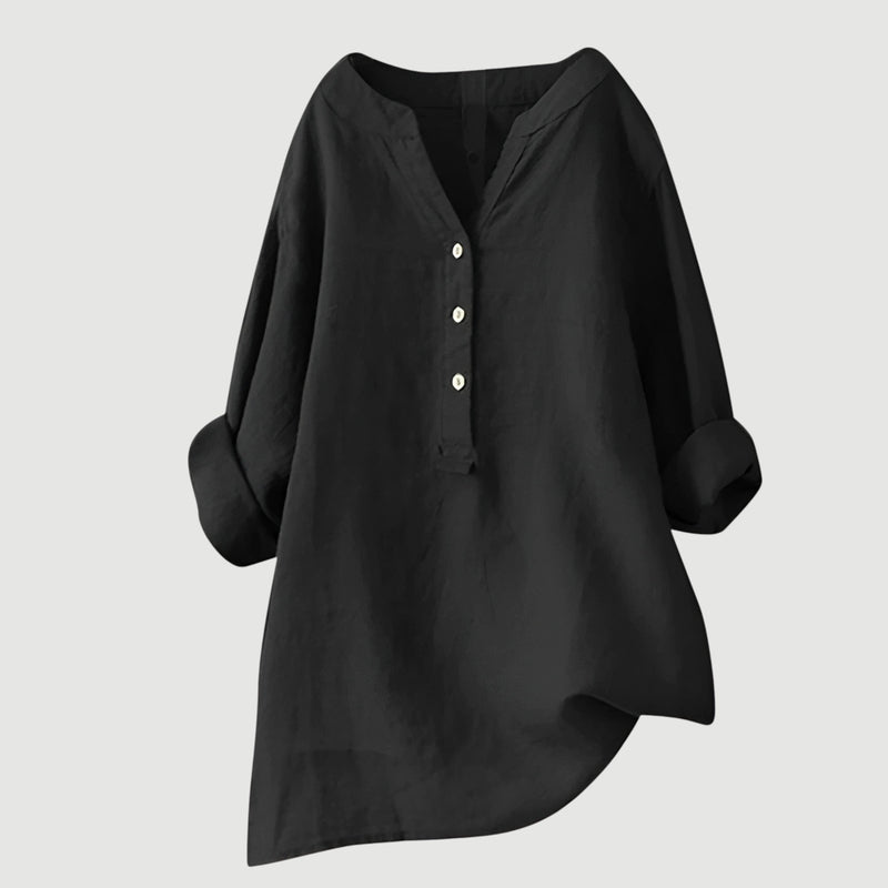 Johanne - Blusa Elegante Com Botões