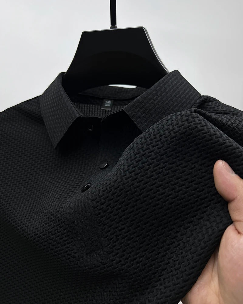 Prestigio - Camisa Polo de Manga Curta Elástica