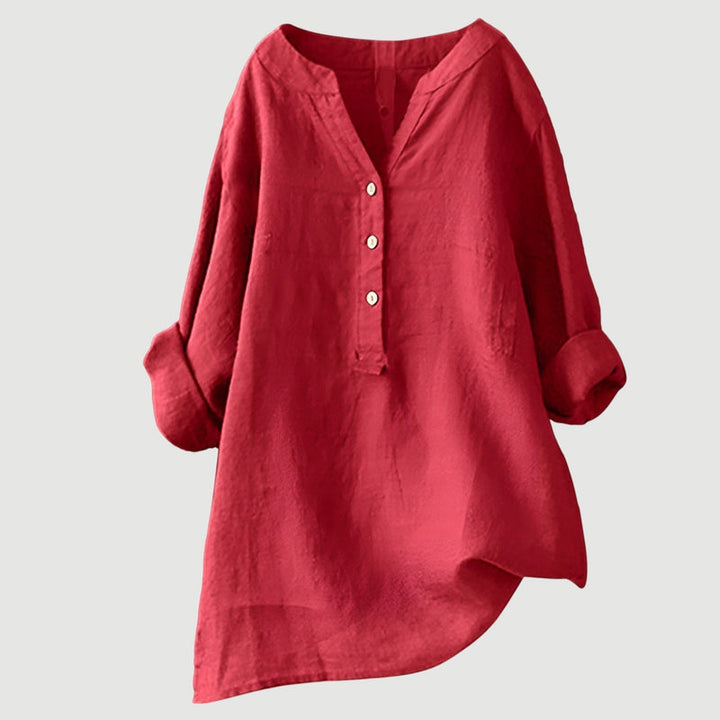 Johanne - Blusa Elegante Com Botões