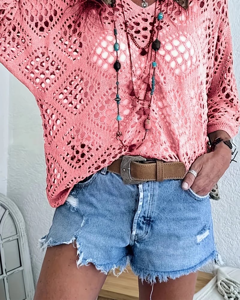 Helenia - Camisola de Malha Respirável