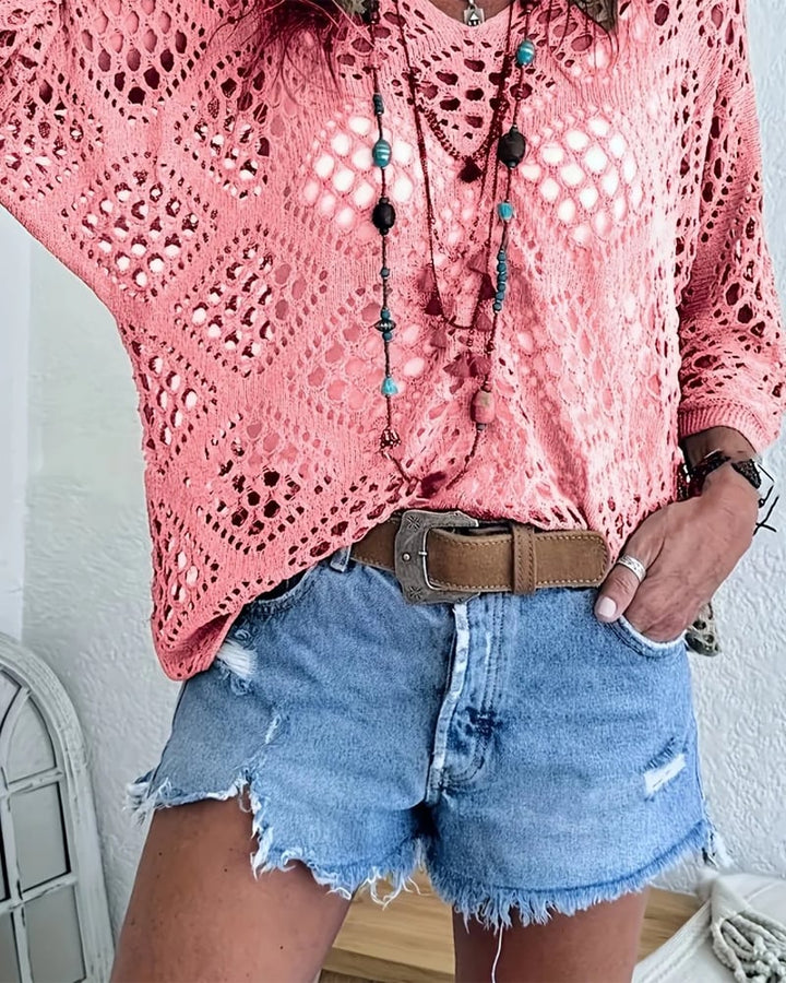 Helenia - Camisola de Malha Respirável