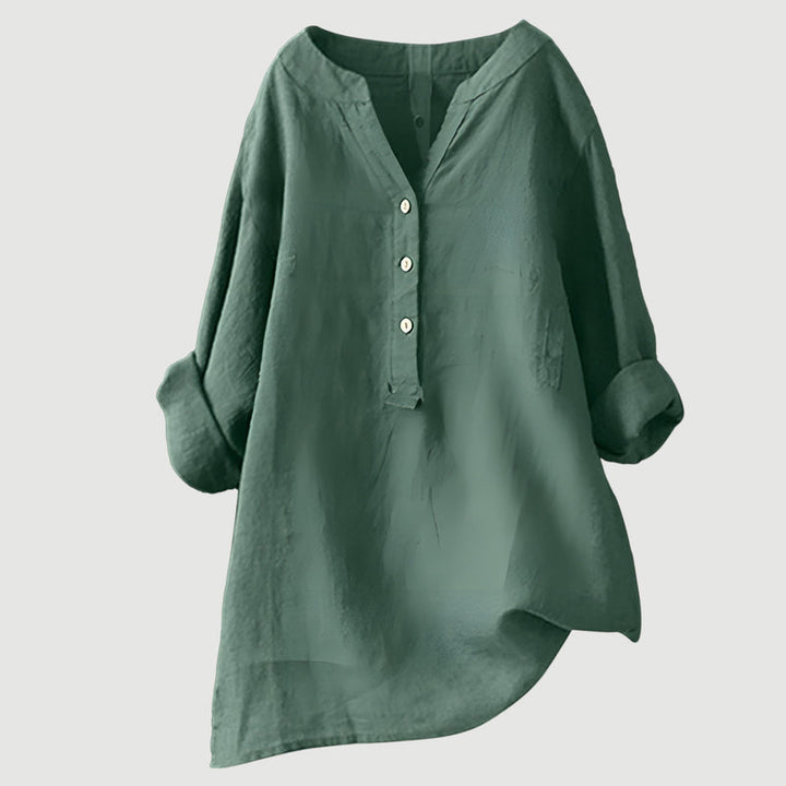 Johanne - Blusa Elegante Com Botões