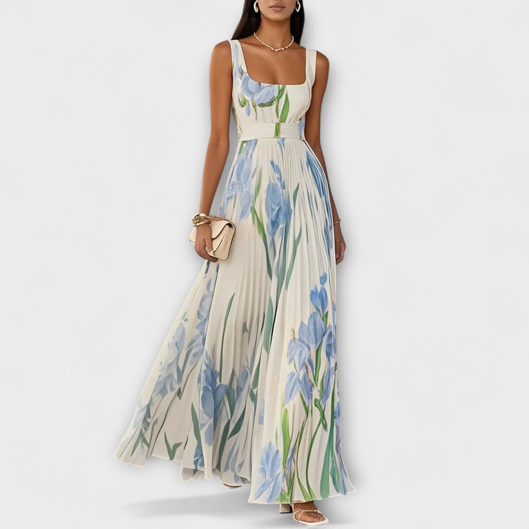 Tressa - Vestido Floral sem  Mangas Cheio De Estilo