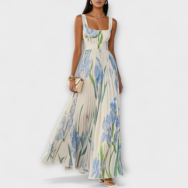 Tressa - Vestido Floral sem  Mangas Cheio De Estilo