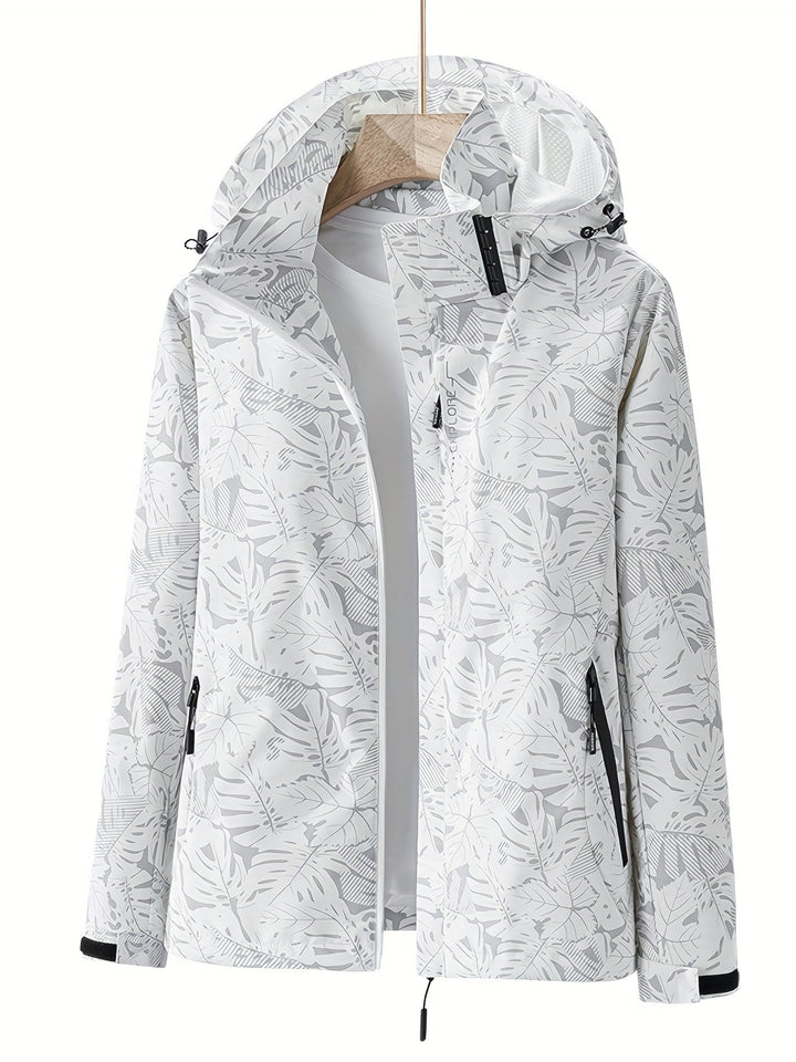 Joana - Casaco Estampado à Prova de Vento