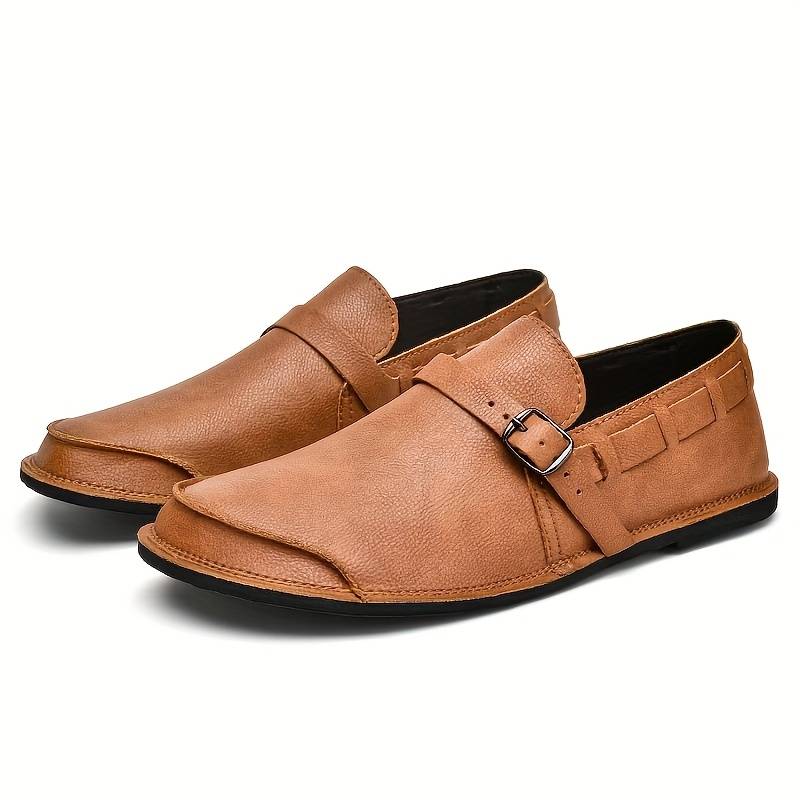Efraim - Mocassim Confortável De Estilo Retro, Sem Atacadores