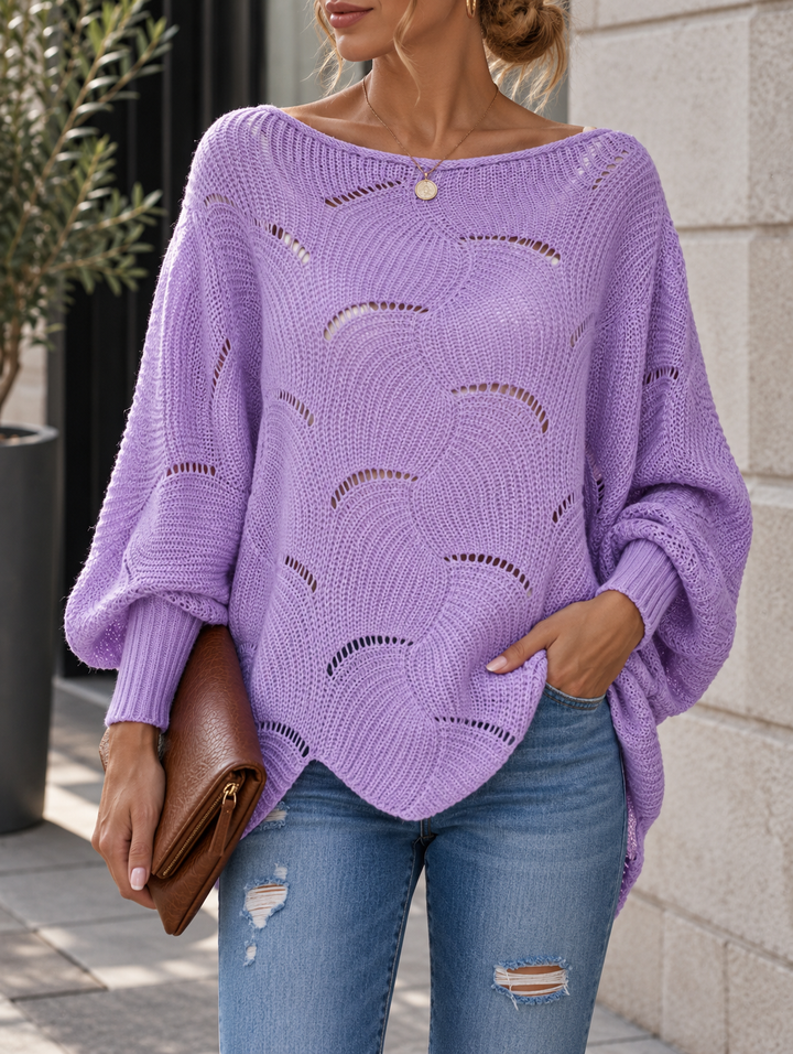 Zeyna - Camisola de Malha de Manga Comprida