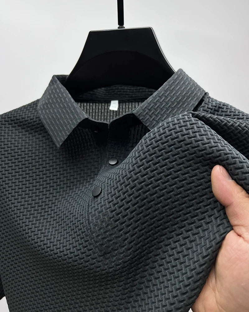 Prestigio - Camisa Polo de Manga Curta Elástica