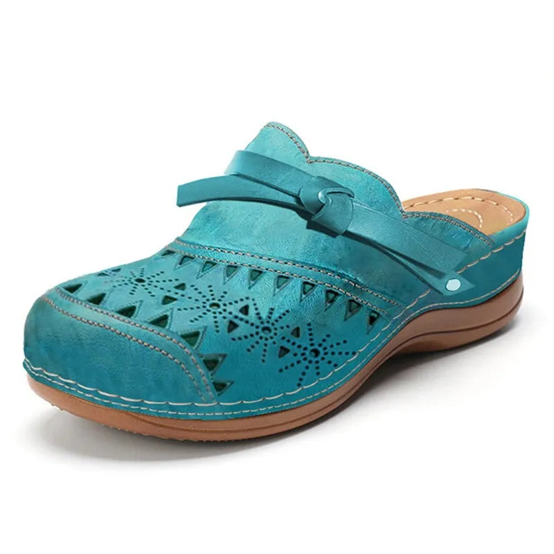 Henia - Sapatos Tipo Tamancos Confortáveis Sem Atacadores