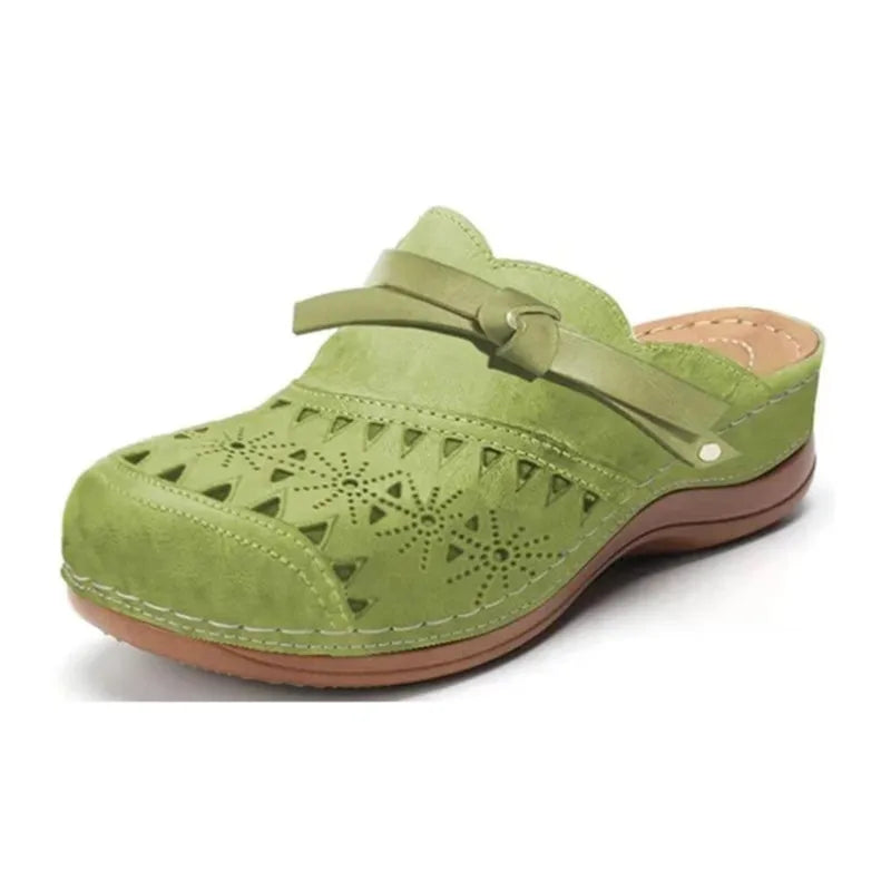 Henia - Sapatos Tipo Tamancos Confortáveis Sem Atacadores