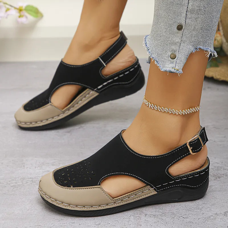Anesa - Sandálias Ortopédicas Com Cunha