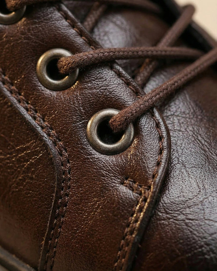 Kervens - Botas De Couro Com Atacadores