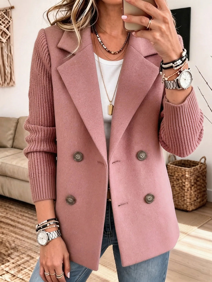 Winchell - Casaco De Outono Elegante Com Mangas Em Malha