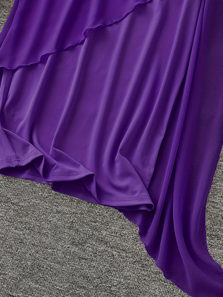 Maren - Vestido Midi Elegante Sem Mangas