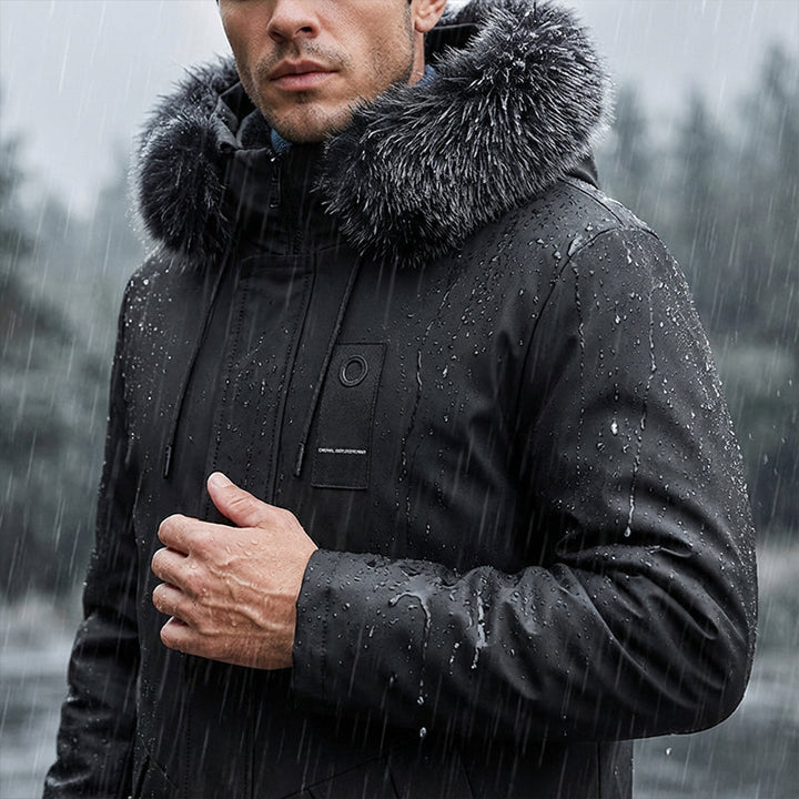 Falkner - Casaco Parka com Capuz à Prova de Vento