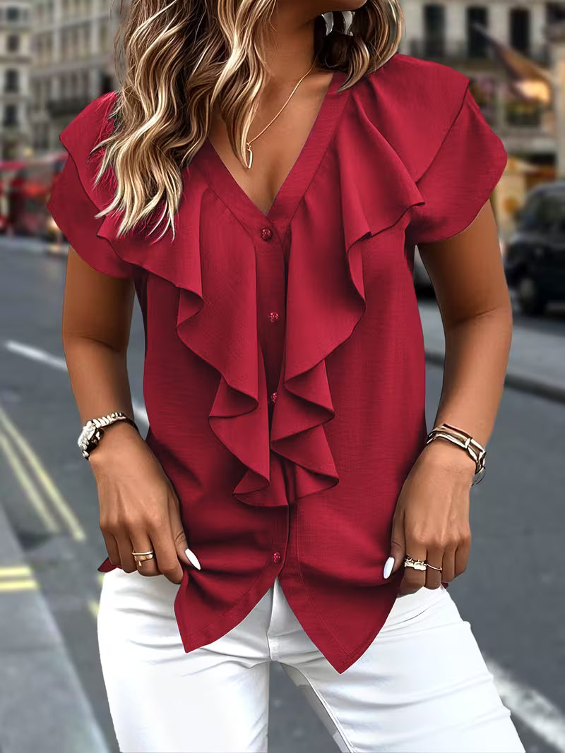 Salma - Blusa de Estilo Elegante
