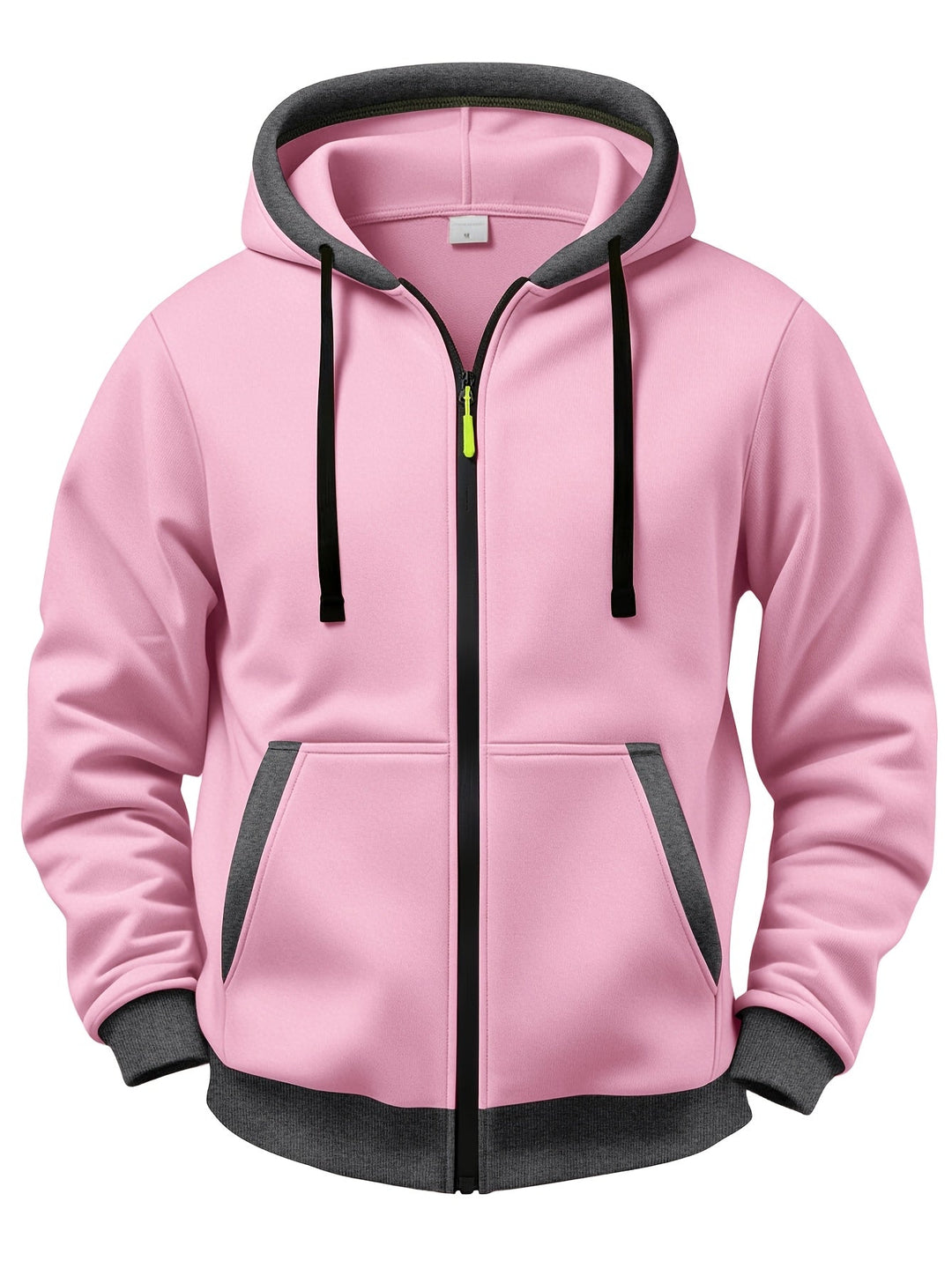 Mussoline - Camisola Casual De Inverno De Manga Comprida, Com Capuz E Fecho De Correr