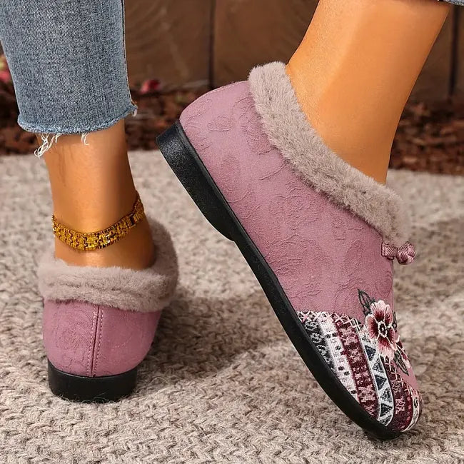 Dannelia - Sapatos Confortáveis Em Pele Sintética