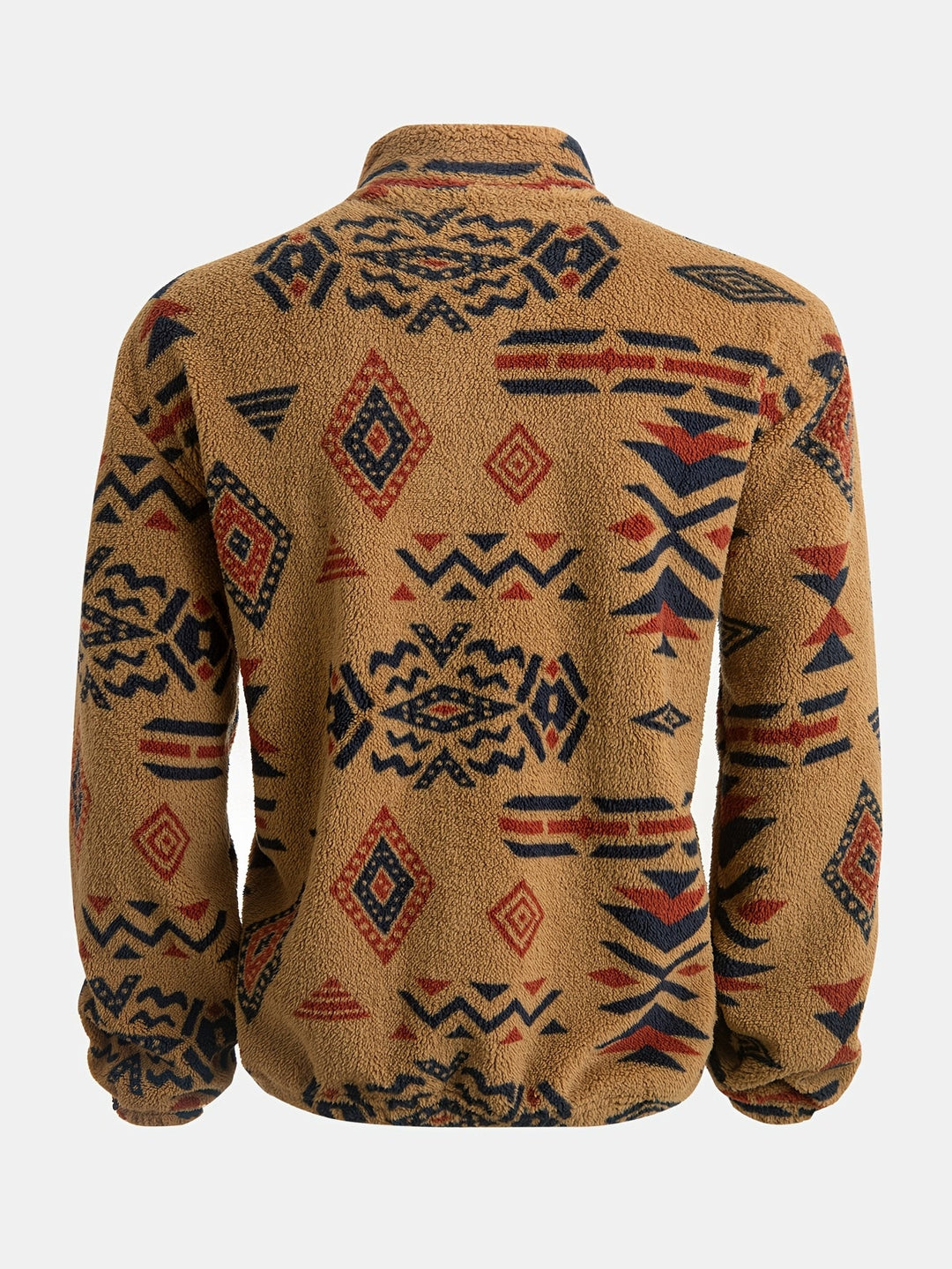 Jacco - Camisola De Velo Com Meio Fecho E Padrão Geométrico