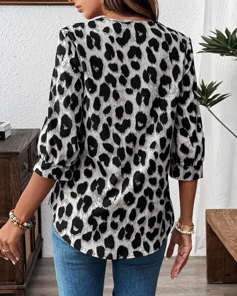 Ianira - Blusa Confortável Com Decote Em V