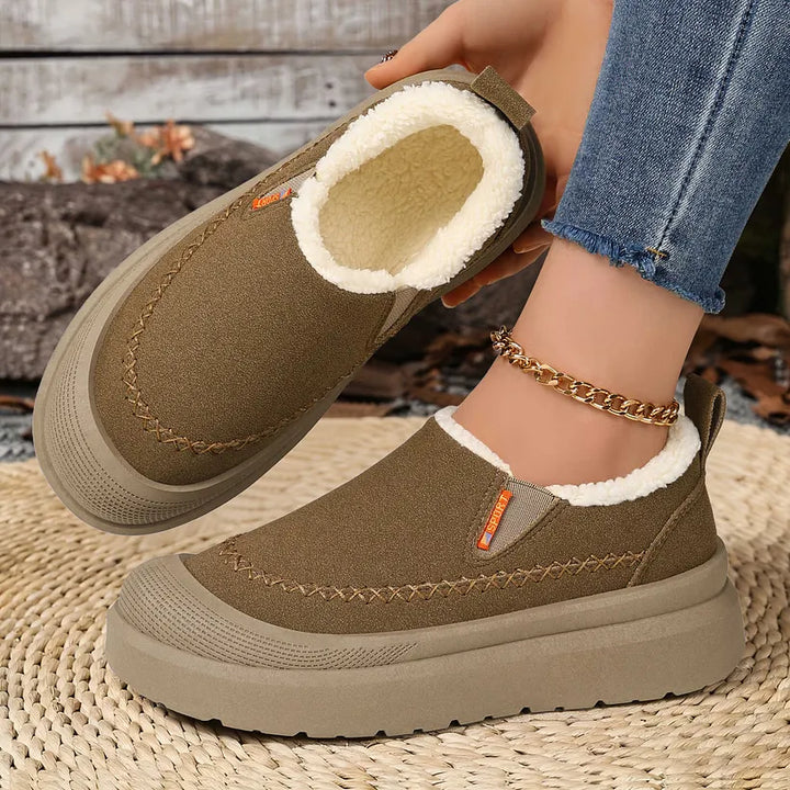 Adelya - Sapatos Elegantes Com Forro De Pele Sintética