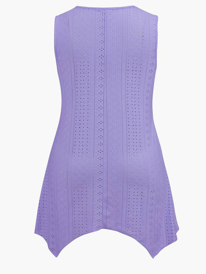 Ndeshiko - Top Elegante Em Patchwork Com Um Desenho  Casual