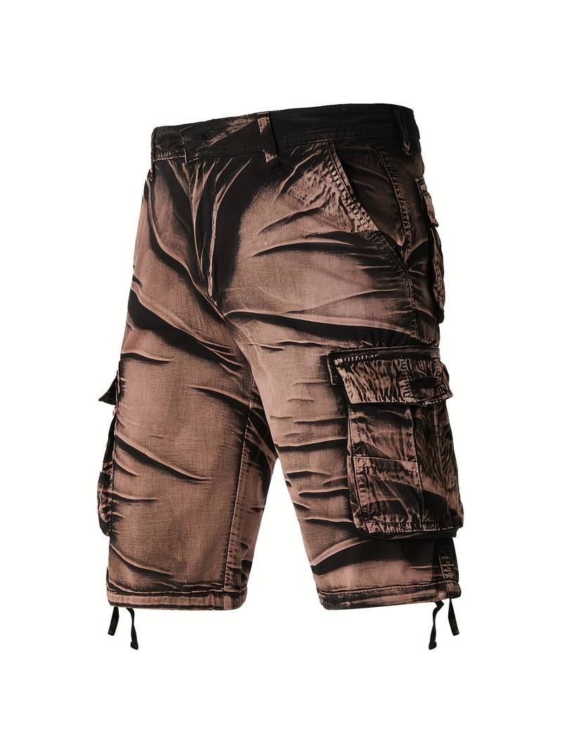 Thomas - Calções Cargo Casuais Com Padrão Camuflado E Bolso