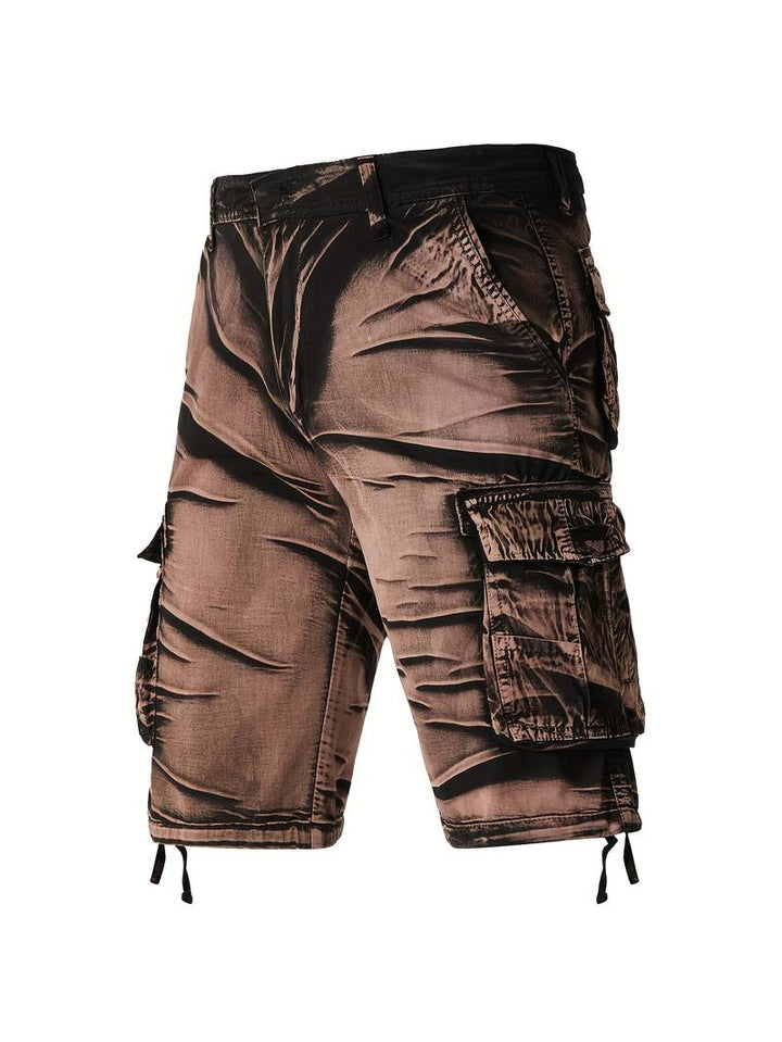 Thomas - Calções Cargo Casuais Com Padrão Camuflado E Bolso