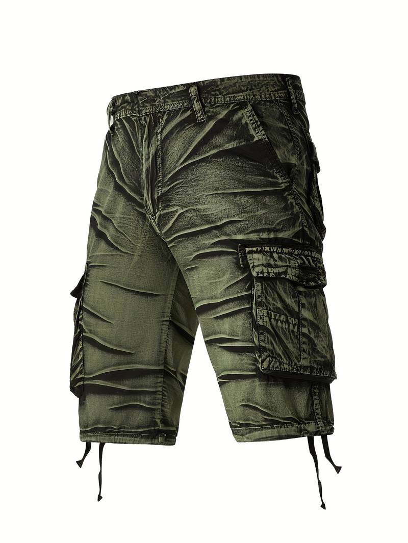 Thomas - Calções Cargo Casuais Com Padrão Camuflado E Bolso