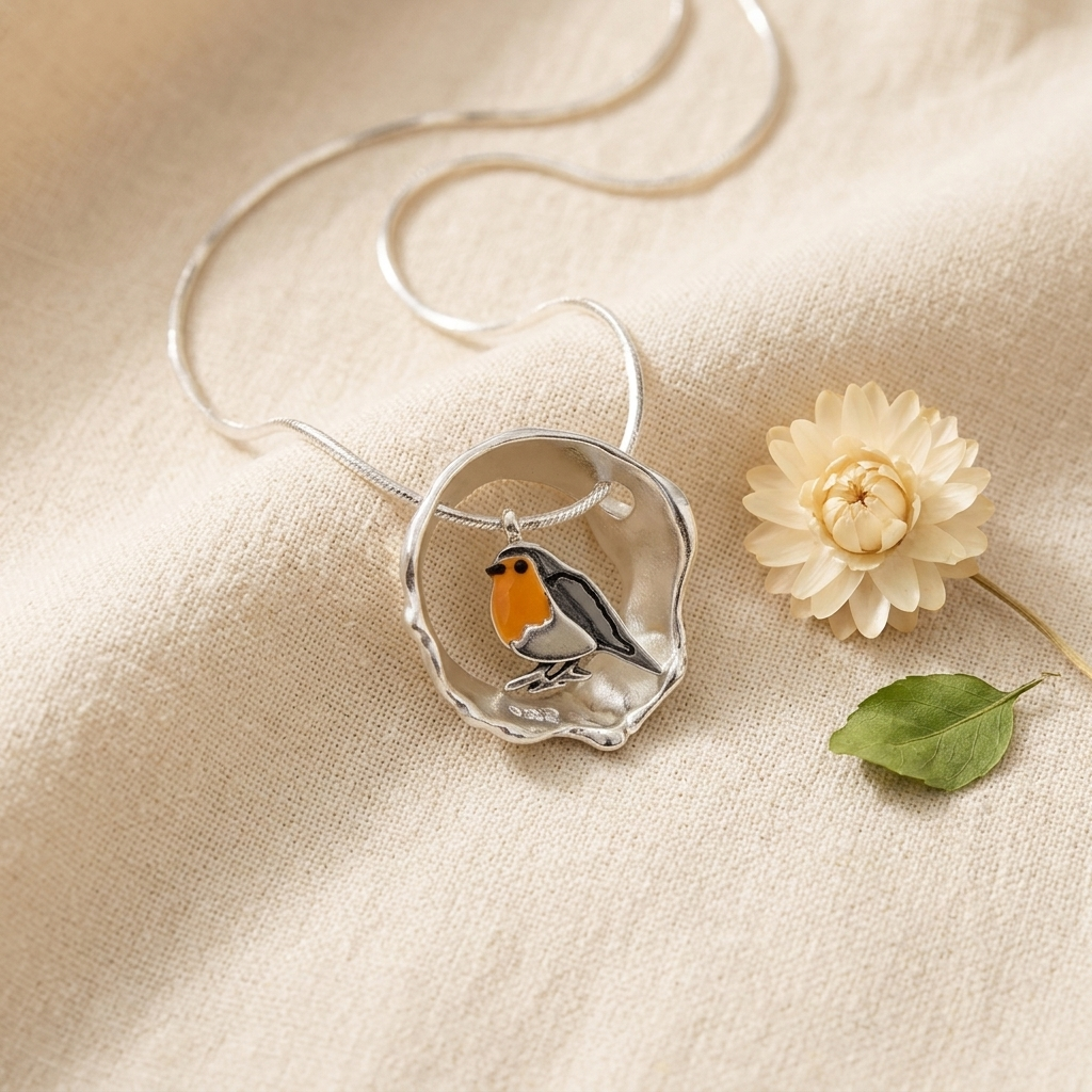 Lien - Colar Com Pingente Robin