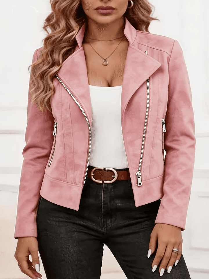 Amina - Casaco De Manga Comprida Com Fecho