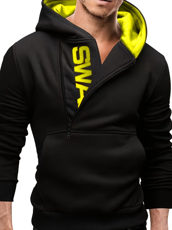 Erik - Camisola Com Capuz De Manga Comprida E Corte Justo